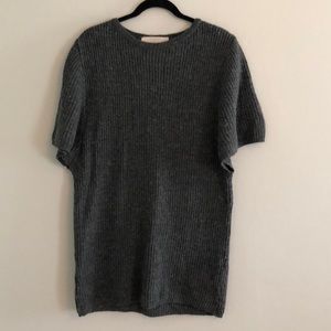 Zara knit wear short sleeve sweater